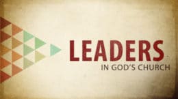 Leaders in God's Church