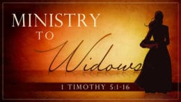 Ministry to Widows